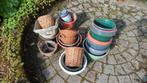 Gratis afhalen plastic potten en manden, Tuin en Terras, Bloempotten, Ophalen, Kunststof, Rond, Tuin