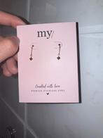 Oorbellen myjewellery strass goud, Sieraden, Tassen en Uiterlijk, Oorbellen, Hangers, Nieuw, Ophalen of Verzenden, Goud