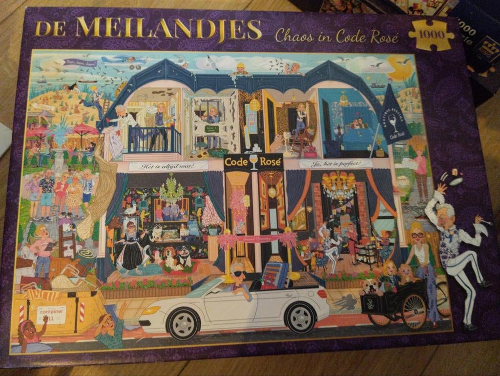 Nette, complete puzzel van de Meilandjes, Ophalen of Verzenden, 500 t/m 1500 stukjes, Zo goed als nieuw, Legpuzzel