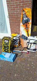 Complete kiteset voor de beginnende kitesurfer, Twintip, Ophalen of Verzenden, Gebruikt, 7 m²