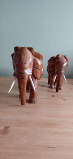 Set Olifanten West Afrika (handwerk), Antiek en Kunst, Ophalen of Verzenden