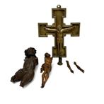 Drie antieke Christus beelden, Antiek en Kunst, Antiek | Religie, Ophalen of Verzenden