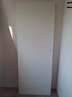 Opdekdeur 78x2.11m, RAL 9010, Doe-het-zelf en Verbouw, Deuren en Horren, Ophalen, Minder dan 80 cm, Binnendeur, Zo goed als nieuw