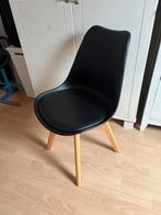 Zwarte eetkamerstiel kunststof, Huis en Inrichting, Stoelen, Kunststof, Gebruikt, Zwart, Ophalen of Verzenden