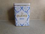 Voorraadblik 15x10x10 cm. Pukka Detox Blauw, Huis en Inrichting, Keuken | Servies, Overige materialen, Overige typen, Ophalen of Verzenden