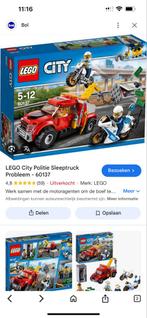 LEGO City Politie Sleeptruck 60137 (Zonder doos), Ophalen of Verzenden, Gebruikt, Complete set, Lego