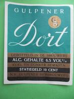 bieretiket Nederland (B8)4-4 gulpener, Verzamelen, Biermerken, Overige typen, Gebruikt, Ophalen of Verzenden, Gulpener