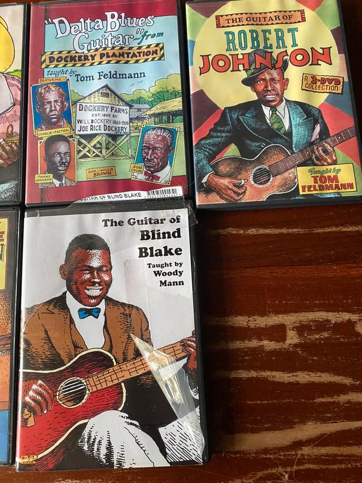 Stephan grossman’s Blues gitaar instructie dvd’s, Muziek en Instrumenten, Bladmuziek, Zo goed als nieuw, Les of Cursus, Blues