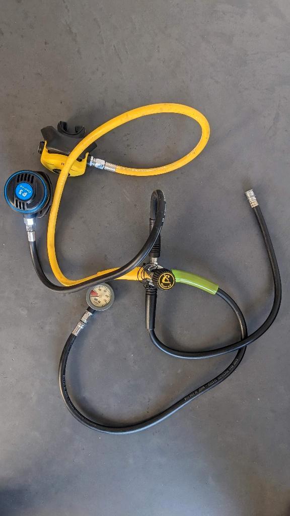 Ademautomaat Scuba Duiken 2 stuks, Watersport en Boten, Duiken, Gebruikt, Overige typen, Ophalen of Verzenden