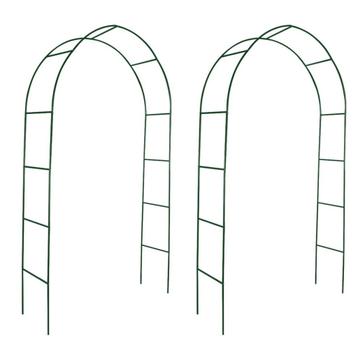 2x Rozenboog rozen boog tuinboog staal groen GRATIS BEZORGD! beschikbaar voor biedingen