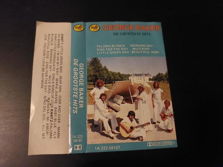 GEORGE BAKER - DE GROOTSTE HITS (CASSETTEBANDJE), Cd's en Dvd's, Cassettebandjes, Zo goed als nieuw, Origineel, Pop, 1 bandje