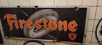 Emaille Fire Stone reclame bord. Nu, Verzamelen, Merken en Reclamevoorwerpen, Ophalen of Verzenden, Gebruikt, Reclamebord