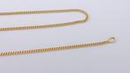 Korte14 karaat Gouden Ketting Cubaanse Gourmetschakel 42 cm, Jw, Verzenden, Nieuw, Info@juwelenwereld.nl