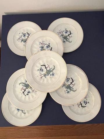 Vintage Gebaksbordjes met Vogeldesign – Set van 9 beschikbaar voor biedingen