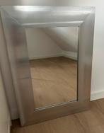 Spiegel 70x50 cm met rvs rand, Ophalen, Gebruikt, Minder dan 100 cm, Rechthoekig