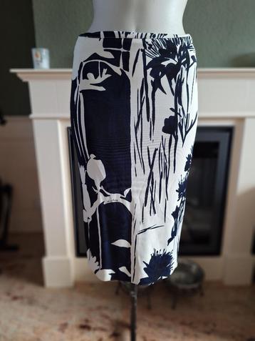 Anna Rachele rok crème wit donker blauw IT 42 NL 38 gratis V beschikbaar voor biedingen