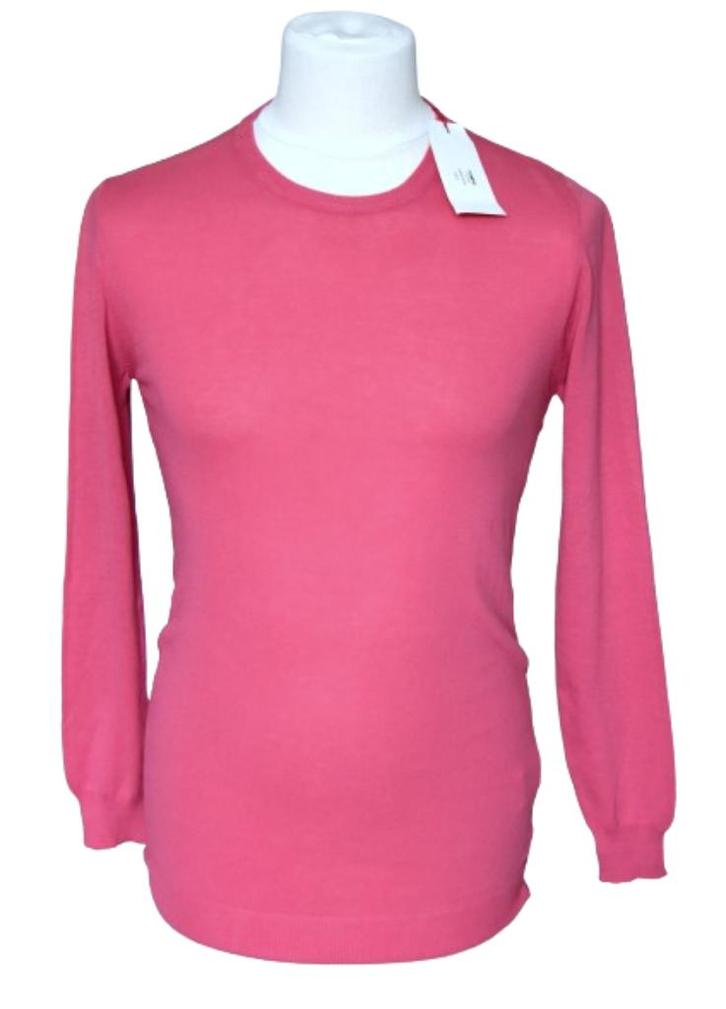 Nieuwe Knit Society katoenen trui, roze, Mt. S, Kleding | Heren, Truien en Vesten, Nieuw, Maat 46 (S) of kleiner, Roze, Verzenden