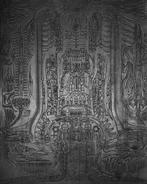 Complete HR Giger Floorplate Rubber uit het HR Giger Museum, Ophalen