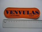 sticker oud VENVULAS lassen techniek lastechniek vught retro, Verzenden, Zo goed als nieuw