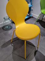 4 flowerstoeltjes trendhopper. rood geel groen paars, Huis en Inrichting, Stoelen, Ophalen, Gebruikt, Overige kleuren, Vier