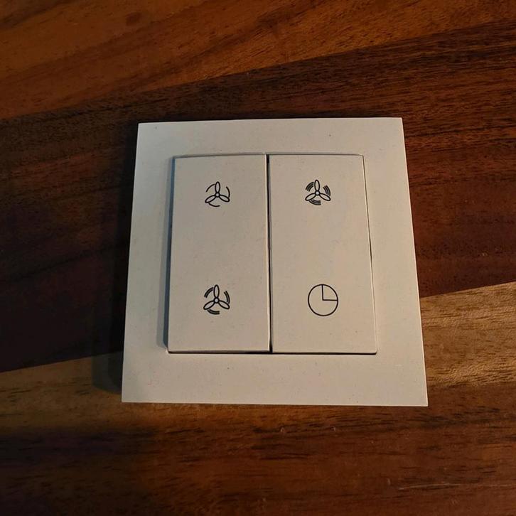 Brink WTW RF-zender (4 standen) met ontvanger, Doe-het-zelf en Verbouw, Ventilatie en Afzuiging, Zo goed als nieuw, Ventilator en Afzuiger