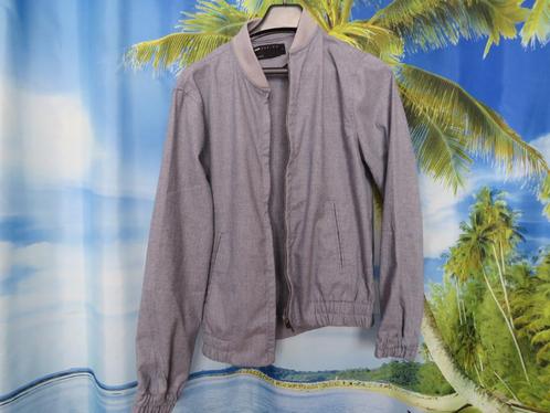 blauw grijze jas mt S Asos, Kleding | Dames, Jassen | Zomer, Gedragen, Maat 36 (S), Grijs, Ophalen of Verzenden