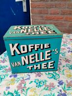 Oude blikken trommel van Koffie van Nelle, Ophalen of Verzenden, Minder dan 50 cm, Minder dan 50 cm