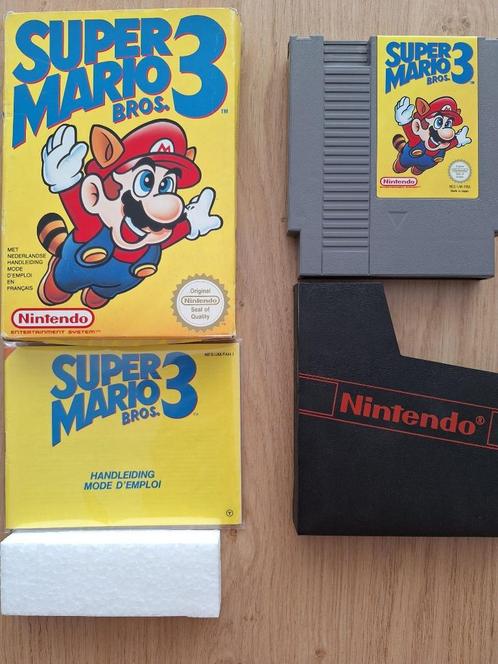 Super Mario 3 (CIB) - NES, Spelcomputers en Games, Games | Nintendo NES, Zo goed als nieuw, 1 speler, Vanaf 3 jaar, Ophalen of Verzenden