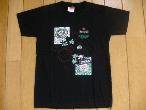 DAN - HEINEKEN t- shirt zwart maat M - nieuw -, Kleding | Heren, T-shirts, Nieuw, Zwart, Verzenden
