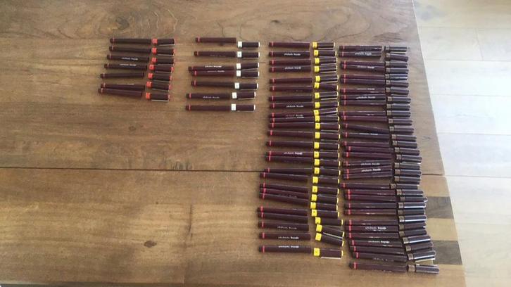 70 x HOUDER van technisch tekenpen Roting Rapidograph, Hobby en Vrije tijd, Tekenen, Zo goed als nieuw, Overige typen, Ophalen of Verzenden