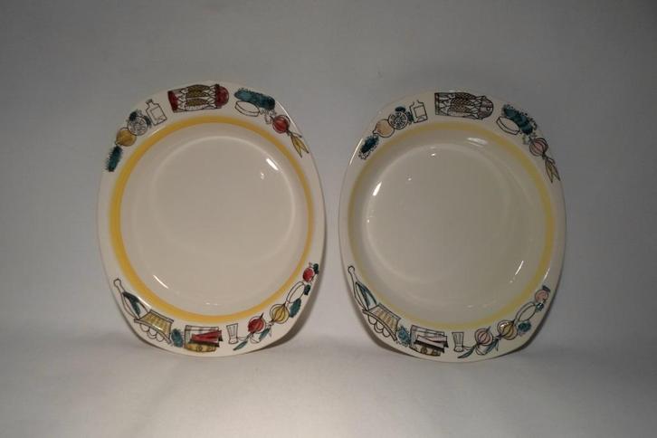 Croketski Borden Stavangerflint Norway, Antiek en Kunst, Antiek | Servies los, Ophalen of Verzenden