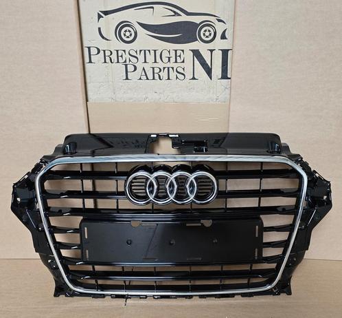 Grill Audi A3 8V S-line HOOGLANS ZWART bj.2012-2017 SLINE, Auto-onderdelen, Carrosserie en Plaatwerk, Bumper, Voor, Gebruikt, Herkomst onderdeel bekend