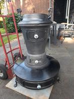 Authentieke gietijzeren gaskachel, Huis en Inrichting, Ophalen, Gebruikt, Gas, Gaskachel
