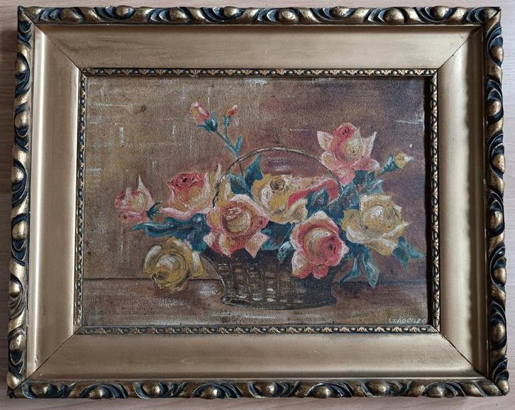 G. Koenzoon olieverf op doek.Doek op paneel.Zeer mooi !!, Antiek en Kunst, Kunst | Schilderijen | Klassiek, Ophalen of Verzenden