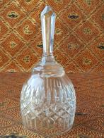 Mooie oude tafelbel uit Engeland van kristal 19 cm., Ophalen of Verzenden