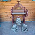 Antieke decoratieve mangel 'AAL  MANGEL', Antiek en Kunst, Antiek | Gereedschap en Instrumenten, Ophalen