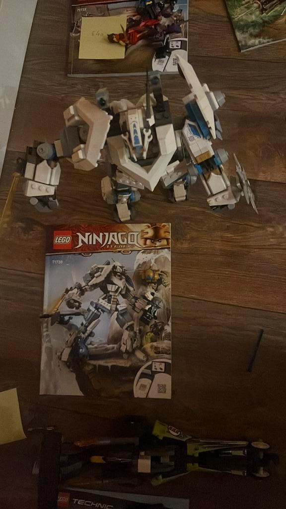 Lego ninjago zane titanium mecha dual 71738, Kinderen en Baby's, Speelgoed | Duplo en Lego, Zo goed als nieuw, Lego, Complete set