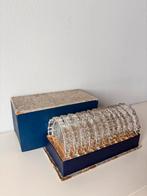 Antieke Kristallen Onderzetters in Doos, Antiek en Kunst, Ophalen of Verzenden