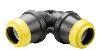 ISO gas elbow fitting, POM 90 elbow connector beschikbaar voor biedingen