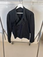 Ann Demeulemeester Jasje Maat M - Bijzonder Design, Ophalen of Verzenden, Zo goed als nieuw, Maat 48/50 (M), Zwart