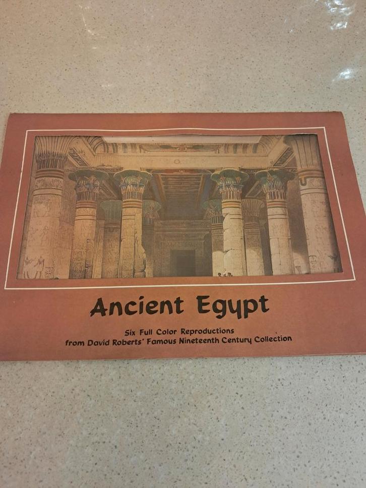 David Roberts 6x kleur reproductie "ancient egypt" 19e eeuws, Antiek en Kunst, Kunst | Schilderijen | Klassiek, Ophalen of Verzenden