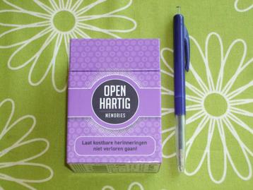 Nieuw: Openhartig - Memories beschikbaar voor biedingen