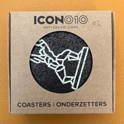 Rotterdamse onderzetters ICON010 set 2, Huis en Inrichting, Woonaccessoires | Onderzetters, Nieuw, Glas of Kopje, Ophalen of Verzenden