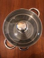 Stoompan - 22cm diameter, 18cm hoog, Ophalen of Verzenden, Gebruikt