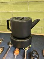 Zwarte theepot (zonder warmhouder) Gusta, Ophalen of Verzenden, Zo goed als nieuw