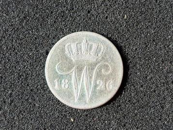 Willem I 25 C. 1826 - Zilveren Munt beschikbaar voor biedingen