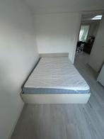 Ikea bed 140/200 inclusief matras, Ophalen, Wit, Tweepersoons, 140 cm
