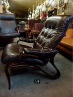 vintage Oddvin Rykken lounge zetel fauteuil Mid- Century, Huis en Inrichting, Fauteuils, Ophalen, Gebruikt, Hout, Mid-century