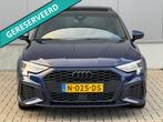 Audi A3 Sportback 30 TFSI S Line edition PANO NAP BTW, 65 €/maand, Gebruikt, Blauw, Leder en Stof