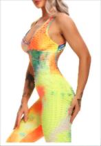 NIEUW sexy scrunch sport jumpsuit multicolor maat M, Ophalen of Verzenden, Nieuw, Maat 38/40 (M)